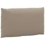 Cojines para palets 2 unidades tela Oxford gris taupé by , Cushions for chairs and sofas - Ref: Foro24-315060, Price: 56,83 €...