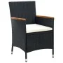 Sillas de comedor de jardín 4 unidades ratán sintético negro von , Gartenstühle - Ref: Foro24-316695, Preis: 317,00 €, Rabatt: %
