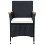 Sillas de comedor de jardín 4 unidades ratán sintético negro von , Gartenstühle - Ref: Foro24-316695, Preis: 317,00 €, Rabatt: %