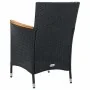 Sillas de comedor de jardín 4 unidades ratán sintético negro von , Gartenstühle - Ref: Foro24-316695, Preis: 317,00 €, Rabatt: %