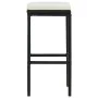 Taburetes de cocina con cojines 3 uds ratán sintético negro von , Küchenhocker - Ref: Foro24-313443, Preis: 166,74 €, Rabatt: %