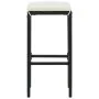 Taburetes de cocina con cojines 3 uds ratán sintético negro von , Küchenhocker - Ref: Foro24-313443, Preis: 166,74 €, Rabatt: %