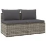 Sofá de jardín de 2 plazas con cojines ratán sintético gris by , Outdoor sofas - Ref: Foro24-318671, Price: 179,29 €, Discoun...