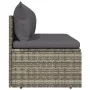 Sofá de jardín de 2 plazas con cojines ratán sintético gris by , Outdoor sofas - Ref: Foro24-318671, Price: 179,29 €, Discoun...