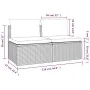 Sofá de jardín de 2 plazas con cojines ratán sintético gris by , Outdoor sofas - Ref: Foro24-318671, Price: 179,29 €, Discoun...