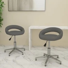 Sillas comedor giratorias 2 unidades cuero sintético gris von , Essstühle - Ref: Foro24-333324, Preis: 96,22 €, Rabatt: %