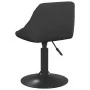 Sillas de comedor giratorias 2 uds terciopelo negro de , Sillas de comedor - Ref: Foro24-335324, Precio: 138,21 €, Descuento: %