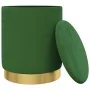 Taburete redondo verde terciopelo by , Folding stools and chairs - Ref: Foro24-340283, Price: 49,44 €, Discount: %