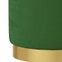 Taburete redondo verde terciopelo by , Folding stools and chairs - Ref: Foro24-340283, Price: 49,44 €, Discount: %