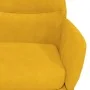 Silla de relajación de terciopelo amarillo mostaza by , Armchairs - Ref: Foro24-341115, Price: 109,78 €, Discount: %