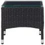 Set de muebles de jardín 4 pzas y cojines ratán sintético negro de , Conjuntos de jardín - Ref: Foro24-45813, Precio: 293,44 ...