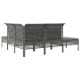 Set de muebles de jardín 5 pzas y cojines ratán sintético gris de , Conjuntos de jardín - Ref: Foro24-319663, Precio: 325,44 ...