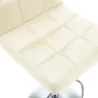 Taburetes de cocina 2 unidades cuero sintético color crema de , Taburetes de cocina - Ref: Foro24-323637, Precio: 131,03 €, D...