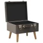 Taburetes de almacenamiento 3 piezas terciopelo gris by , Benches for halls and storage - Ref: Foro24-329256, Price: 143,45 €...