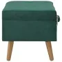 Taburetes de almacenamiento 3 piezas terciopelo verde by , Benches for halls and storage - Ref: Foro24-329254, Price: 170,74 ...