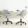 Sillas de comedor giratorias 2 uds de terciopelo gris claro de , Sillas de comedor - Ref: Foro24-335495, Precio: 139,44 €, De...
