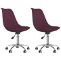 Sillas de comedor giratorias 2 unidades tela morado von , Essstühle - Ref: Foro24-338355, Preis: 171,71 €, Rabatt: %