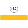 Paneles de pared 12 uds terciopelo amarillo 90x15 cm 1,62 m² by , Wall covering - Ref: Foro24-343897, Price: 45,90 €, Discoun...