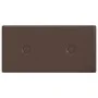Paneles de pared 12 uds cuero sintético marrón 30x15 cm 0,54 m² de , Recubrimiento de paredes - Ref: Foro24-343973, Precio: 2...