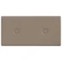 Paneles pared 12 uds cuero sintético capuchino 30x15 cm 0,54 m² by , Wall covering - Ref: Foro24-343971, Price: 26,83 €, Disc...