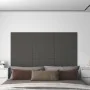 Paneles de pared 12 uds tela gris oscuro 60x15 cm 1,08 m² von , Wandverkleidung - Ref: Foro24-344053, Preis: 28,94 €, Rabatt: %