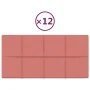 Paneles de pared 12 uds terciopelo rosa 60x30 cm 2,16 m² von , Wandverkleidung - Ref: Foro24-344087, Preis: 59,68 €, Rabatt: %