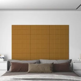 Paneles de pared 12 uds terciopelo marrón 60x30 cm 2,16 m² by , Wall covering - Ref: Foro24-344091, Price: 43,87 €, Discount: %