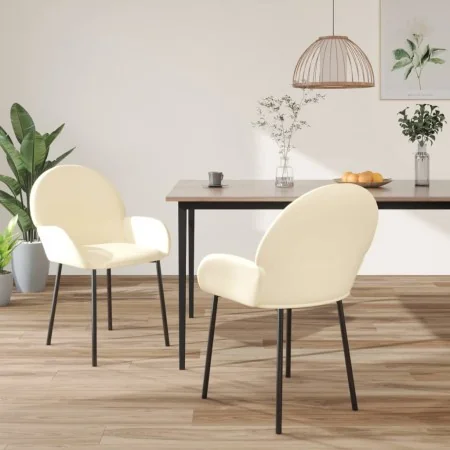 Sillas de comedor 2 unidades cuero sintético crema von , Essstühle - Ref: Foro24-344755, Preis: 83,11 €, Rabatt: %
