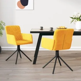 Sillas de comedor giratorias 2 uds terciopelo amarillo von , Essstühle - Ref: Foro24-344797, Preis: 132,85 €, Rabatt: %