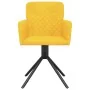 Sillas de comedor giratorias 2 uds terciopelo amarillo de , Sillas de comedor - Ref: Foro24-344797, Precio: 132,86 €, Descuen...