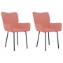 Sillas de comedor 2 unidades terciopelo rosa von , Essstühle - Ref: Foro24-344824, Preis: 143,39 €, Rabatt: %