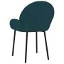 Sillas de comedor 2 unidades terciopelo azul by , dining chairs - Ref: Foro24-344762, Price: 117,30 €, Discount: %