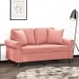 Cojines decorativos 2 uds terciopelo rosa 40x40 cm by , Cushions - Ref: Foro24-349488, Price: 22,91 €, Discount: %