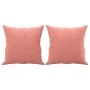 Cojines decorativos 2 uds terciopelo rosa 40x40 cm by , Cushions - Ref: Foro24-349488, Price: 22,91 €, Discount: %