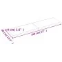 Estante de pared madera maciza roble sin tratar 160x40x(2-4) cm von , Regale und Regale - Ref: Foro24-363590, Preis: 80,71 €,...