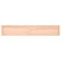 Estante de pared madera maciza roble sin tratar 220x40x(2-4) cm by , Shelves and shelves - Ref: Foro24-363614, Price: 105,09 ...