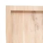 Estante de pared madera maciza roble sin tratar 220x40x(2-4) cm by , Shelves and shelves - Ref: Foro24-363614, Price: 105,09 ...