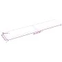 Estante de pared madera maciza roble sin tratar 220x40x(2-4) cm by , Shelves and shelves - Ref: Foro24-363614, Price: 105,09 ...