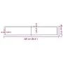 Estante de pared madera maciza roble sin tratar 220x40x(2-4) cm by , Shelves and shelves - Ref: Foro24-363614, Price: 105,09 ...