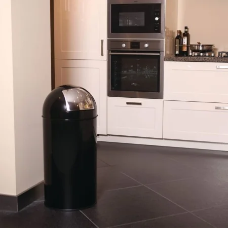 EKO Cubo de basura con tapa a presión 40 L negro von , Abfallbehälter - Ref: Foro24-440063, Preis: 97,60 €, Rabatt: %