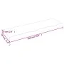 Encimera de baño madera maciza sin tratar 100x30x(2-6) cm de , Encimeras - Ref: Foro24-3156031, Precio: 73,06 €, Descuento: %