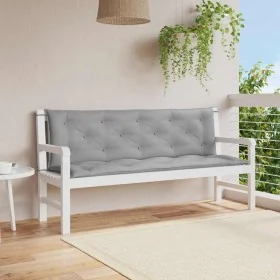 Cojín de banco de jardín tela Oxford gris 150x(50+50)x7 cm by , Cushions for chairs and sofas - Ref: Foro24-315017, Price: 44...