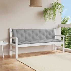 Cojín de banco de jardín tela Oxford gris 180x(50+50)x7 cm von , Kissen für Stühle und Sofas - Ref: Foro24-315029, Preis: 55,...