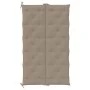 Cojín de banco de jardín tela Oxford taupe 180x(50+50)x7 cm by , Cushions for chairs and sofas - Ref: Foro24-315036, Price: 5...