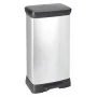 Curver Papelera de pedal Deco rectangular plateada 50 L by , Garbage cans and trash cans - Ref: Foro24-443829, Price: 88,63 €...