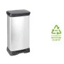 Curver Papelera de pedal Deco rectangular plateada 50 L by , Garbage cans and trash cans - Ref: Foro24-443829, Price: 88,63 €...