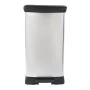 Curver Papelera de pedal Deco rectangular plateada 50 L by , Garbage cans and trash cans - Ref: Foro24-443829, Price: 88,63 €...