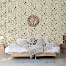 DUTCH WALLCOVERINGS Papel pintado Flamingo color crema y menta de , Papel pintado - Ref: Foro24-442563, Precio: 28,36 €, Desc...