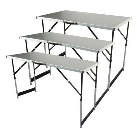 Brüder Mannesmann Set de mesas plegables multiusos 3 piezas aluminio by , Work tables - Ref: Foro24-443677, Price: 107,68 €, ...