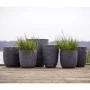 Capi Macetero Waste Rib gris 43x41 cm by , Pots and planters - Ref: Foro24-442100, Price: 86,55 €, Discount: %